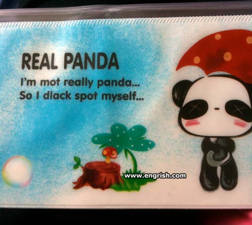 the struggle is real panda