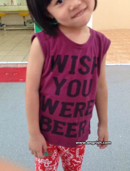 wish you were beer t shirt