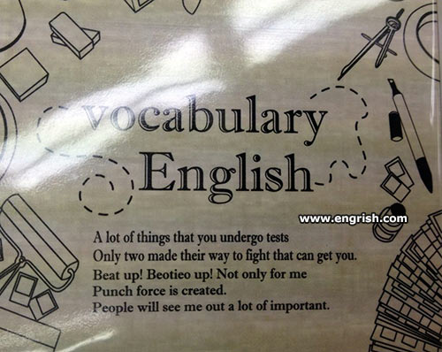 vocabulary-english